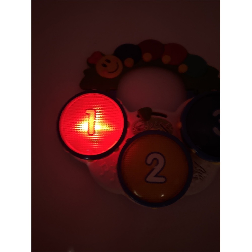 Baby Einstein Discovery Drums Color Music Sounds Toy 3 Languages Works - Picture 10 of 10